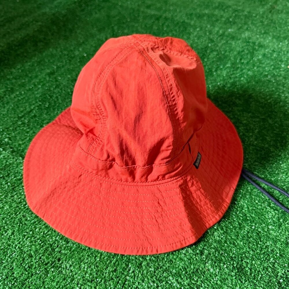 Montbell O.D. Bucket Hat M Red Brick Gorpcore Hiking Outdoor Sun Cap w/Strap